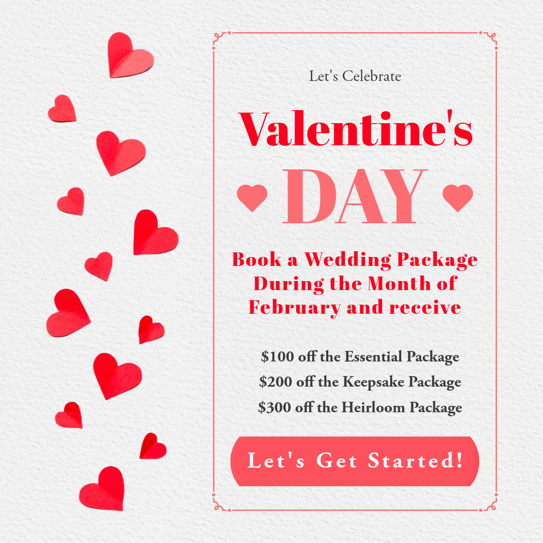 Valentines Wedding Promo